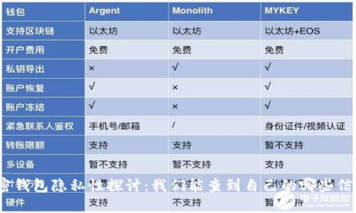 加密钱包隐私性探讨：我们能查到自己的哪些信息？