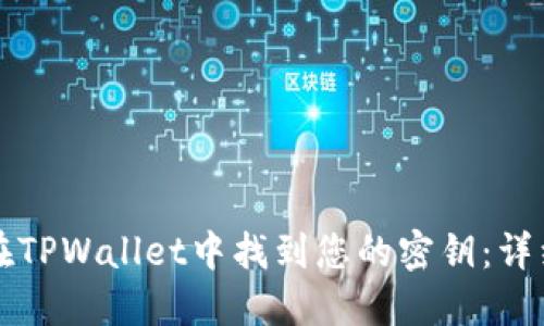 如何在TPWallet中找到您的密钥：详细指南
