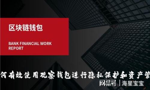 如何有效使用观察钱包进行隐私保护和资产管理