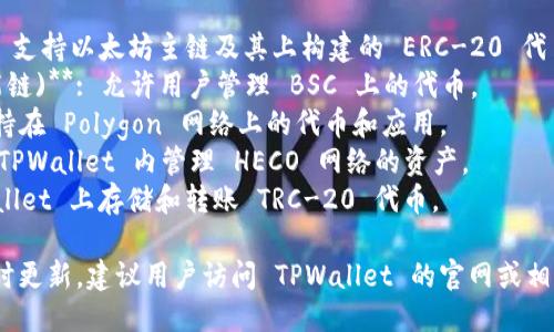 TPWallet 是一个多功能的钱包，其支持多条区块链，包括但不限于:

1. **Ethereum (以太坊)**: TPWallet 支持以太坊主链及其上构建的 ERC-20 代币。
2. **Binance Smart Chain (币安智能链)**: 允许用户管理 BSC 上的代币。
3. **Polygon (以前称为 Matic)**: 支持在 Polygon 网络上的代币和应用。
4. **HECO (火币生态链)**: 也可以在 TPWallet 内管理 HECO 网络的资产。
5. **Tron (波场)**: 用户可以在 TPWallet 上存储和转账 TRC-20 代币。

为了确保 TPWallet 的使用和功能的实时更新，建议用户访问 TPWallet 的官网或相关文档，以获取最新的支持链列表和功能。