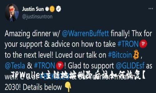 TPWallet主链地址删除后该如何恢复？