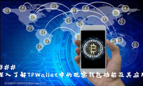 ### 
深入了解TPWallet中的观察钱包功能及其应用